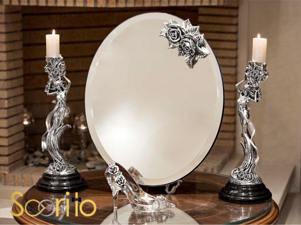 انواع آینه شمعدان