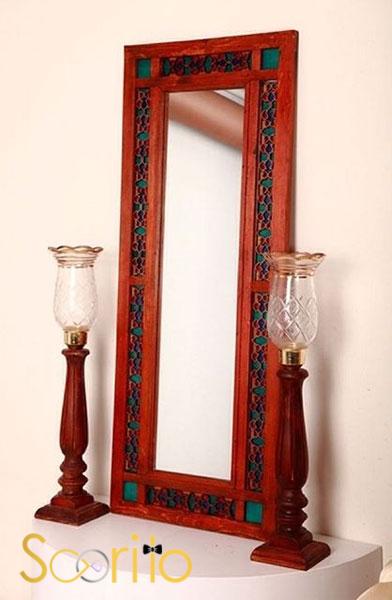 انواع آینه شمعدان