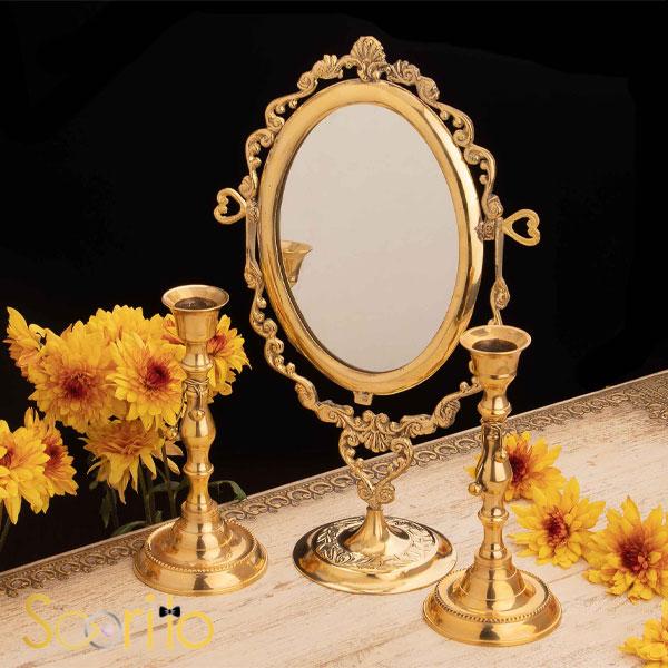 انواع آینه شمعدان