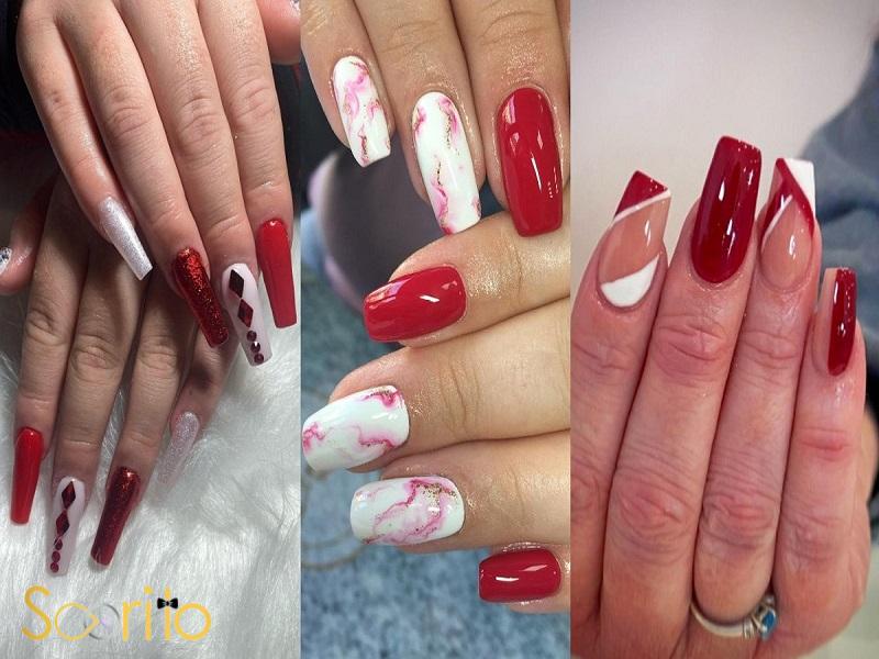 مدل ناخن گلدونی