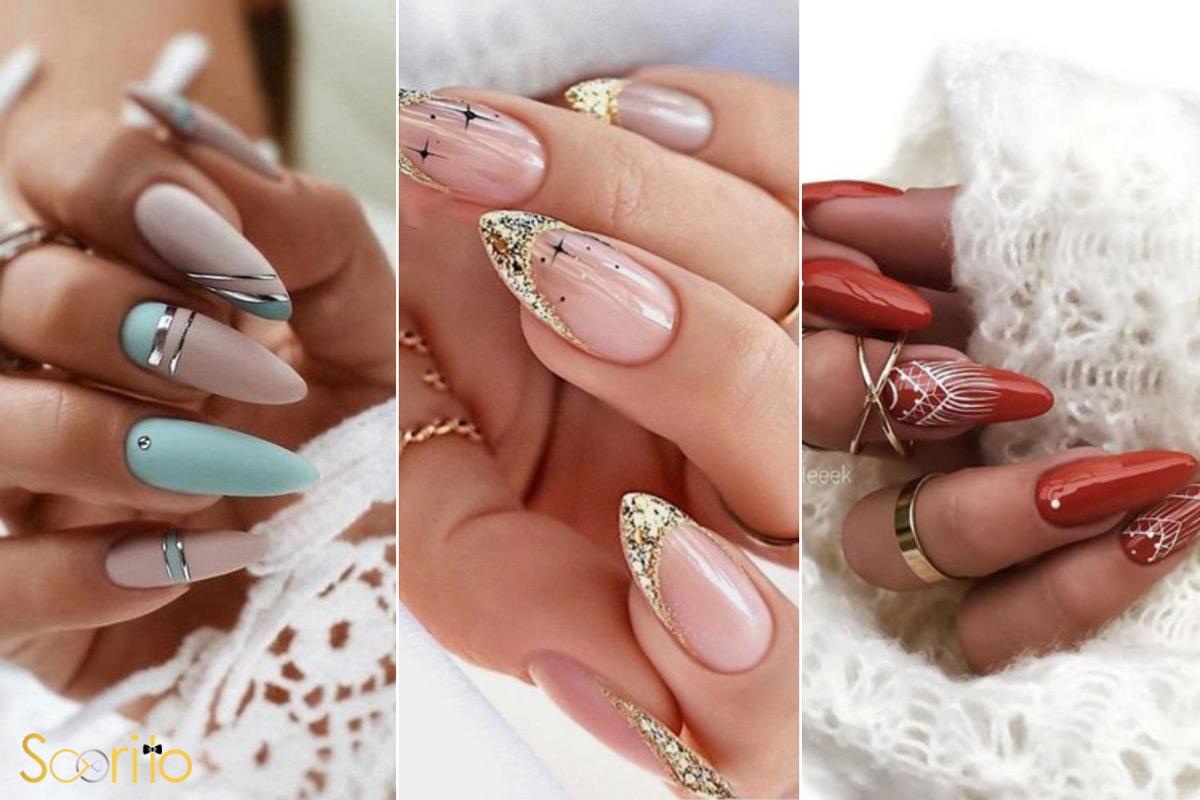 مدل ناخن نوک تیز