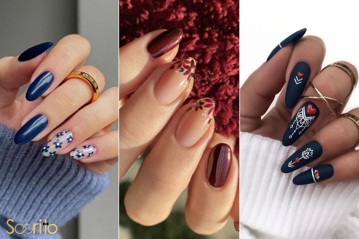 مدل ناخن بادامی