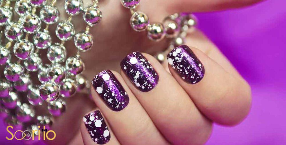 طرح ناخن مربعی