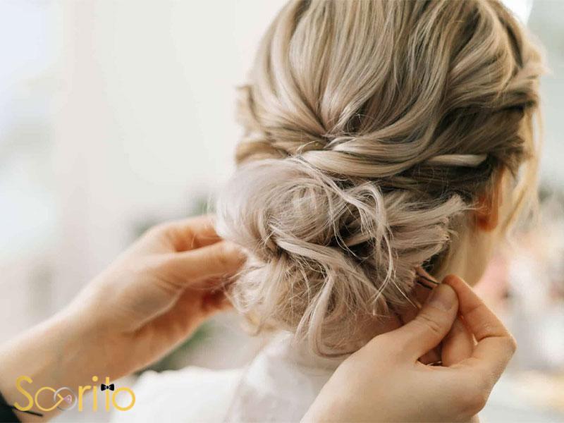 شینیون ساده و شیک